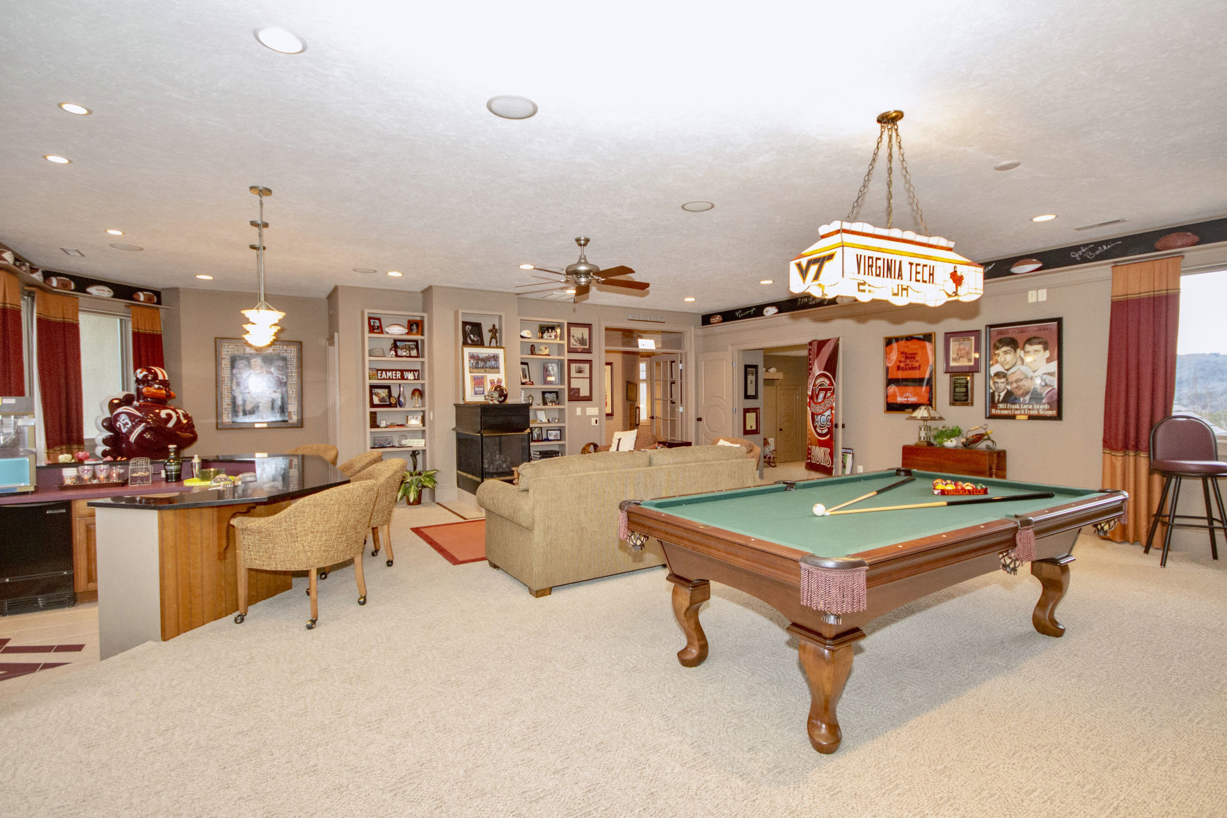 Inside Frank Beamer's $2.2M house, now on the market.